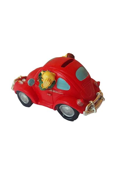 BV Mașină decorativă, Roșu, 14 cm, 381-8DX