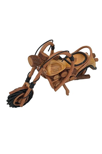 BV Statuetă decorativă din lemn, maro, 40 cm, 55ST