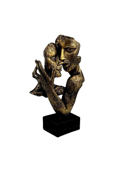BV Decorative statuette, Lovers, Gold, 31 cm, 1707H