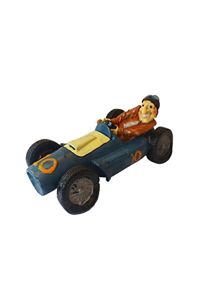 BV Mașină de curse decorativă, Albastră, 21 cm, 381-6DX