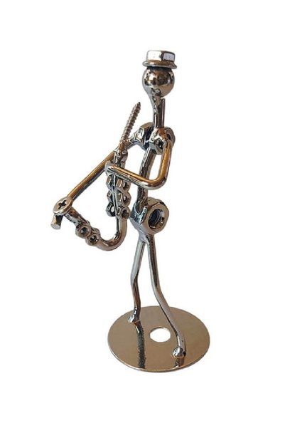 BV Ornament decorativ, Metal Musician, Nergu, 13 cm, 356XD-3