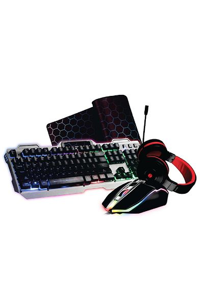 Microdigit This combo typically includes a gaming keyboard, mouse, headset, and often a mousepad.