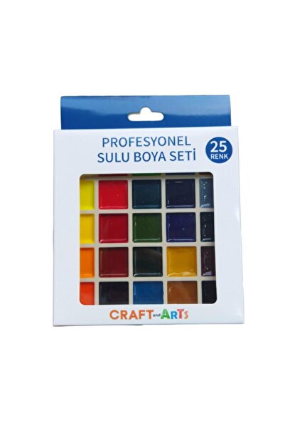Craft and Arts Profesyonel Sulu Boya Seti 25 Renk