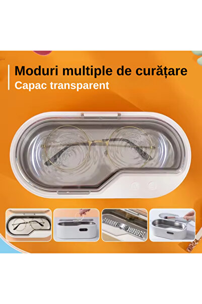 LUDORA Ultrasonic Cleaner, LUDORA®, stainless steel, 45kHz, 4 cleaning modes, sterilization