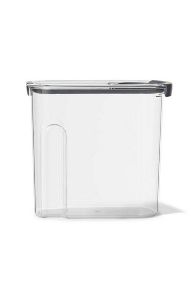 RUBBERMAID Brilliance Airtight Pantry Cereal Container Clear 4.25 Liter