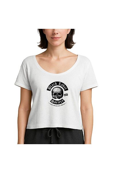 Z zepplin Black Label Society 20 Anniversary for Society Tour White Women's T-Shirt