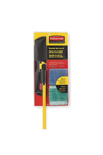 RUBBERMAID مجموعة العناية بالأرضيات من الألياف الدقيقة الفاخرة متعددة الألوان
