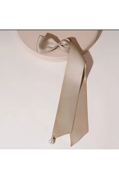 Shiklik MODA Допълнете елегантността си с елегантната сатенена перлена фиба з...