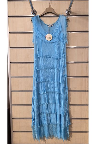 Park Moda Rochie italiană din mătase stratificată