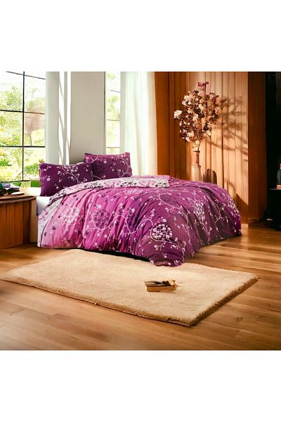 Star Fashion Cotton bed linen, King Size, 240x260 cm, bed sheet, duvet cover and 2 pillowcases