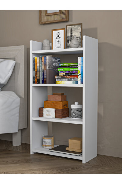 PDMPOİNT DOLAP MARKET Kitaplık Yatak Yanı - Beyaz