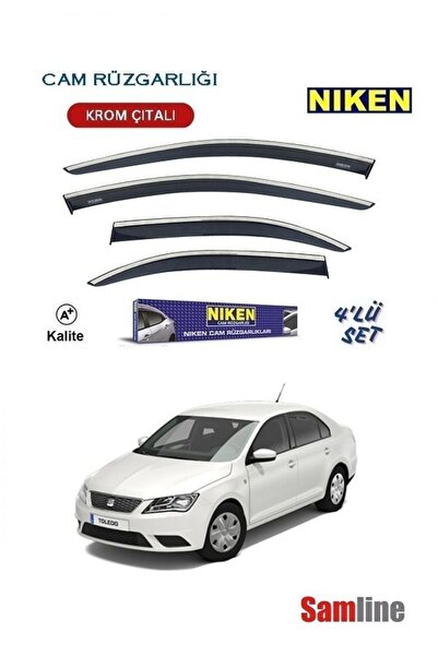 Niken Seat Toledo (2012-2018) Cam Rüzgarlığı 4'lü Set