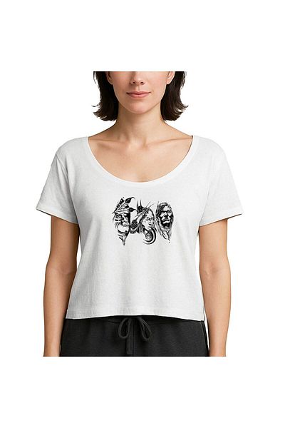 Z zepplin Native American Thre Man White Women's T-Shirt