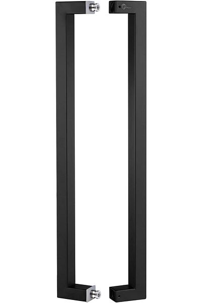 Generic 600mm/24 inches Square/Rectangle Shape Stainless Steel Grade-304 Push Pull Door Handle/Barn Door Pul