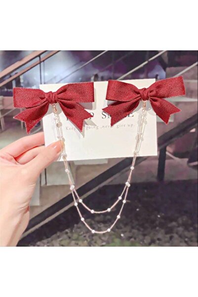 Shiklik MODA Συμπληρώστε το στυλ σας με την κομψή φιόγκο-αλυσίδα για τα μαλλιά