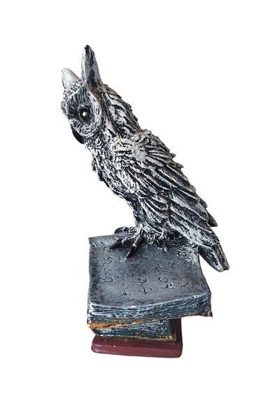BV Decorative statuette in the shape of an Owl on a book, 29 cm, 356316DV