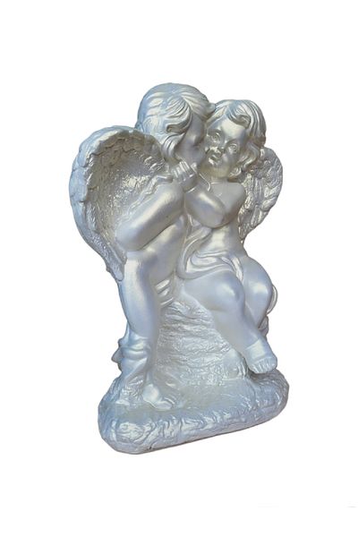 BV Decorative statuette, Gray, Pink, 36 cm, DVAN0029G