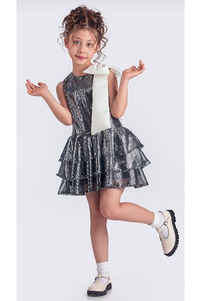 Perinin dolabı Girl's Dress with Glitter