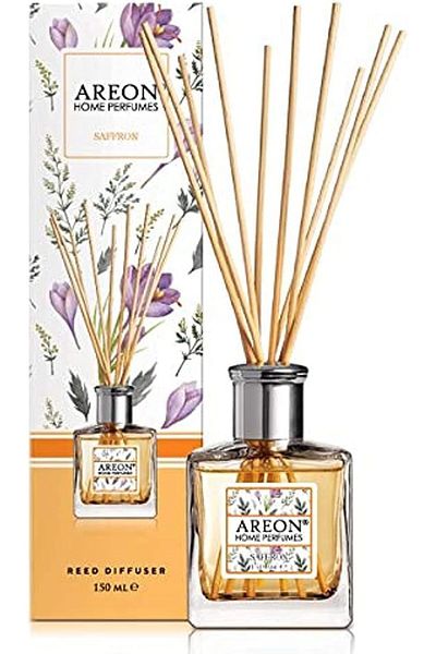 Areon Home Perfume Reed Diffuser 150 ml 10 Rattan Reeds - Saffron
