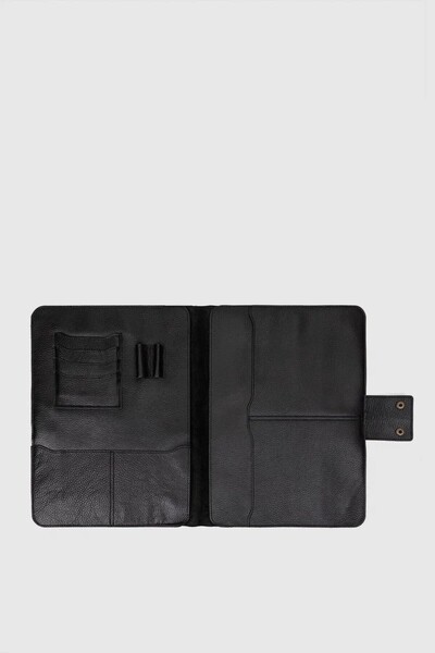 MORCA Чанта-органайзер от естествена кожа за Macbook Air Pro 13-14 инча, документи, лаптоп и таблет