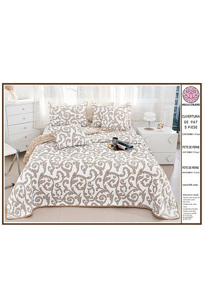 FIONNA.RO 5 Piece Quilt 2 Girls Cotton