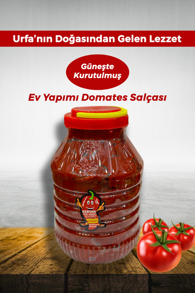 KERVAN İSOT SARAYI Ev Yapımı Urfa Domates Salçası 5 KG