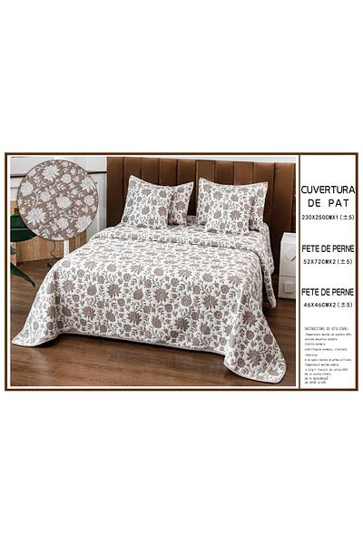 FIONNA.RO 5 Piece Quilt 2 Girls Cotton