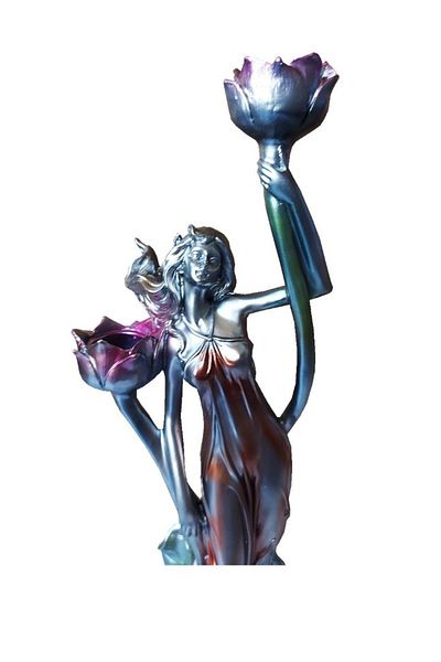 BV Decorative statuette with candle holder, 36 cm, 161228C