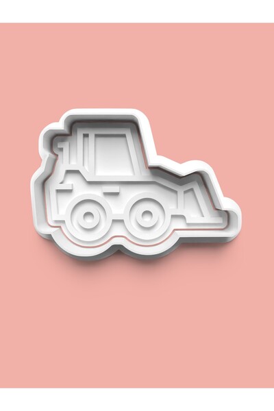 AKTASTORE قالب كوكيز وقوالب عجينة السكر لمركبات موقع البناء