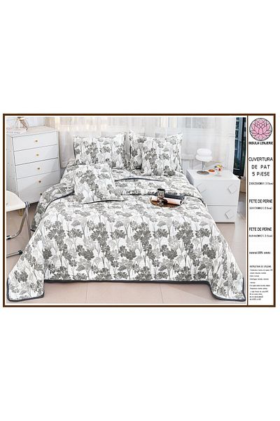 FIONNA.RO 5 Piece Quilt 2 Girls Cotton