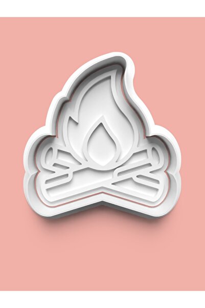 AKTASTORE قالب كوكيز النار وقوالب عجينة السكر