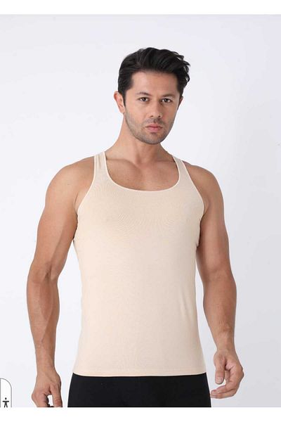 Montazah Men's Skin Color Ghost Singlet