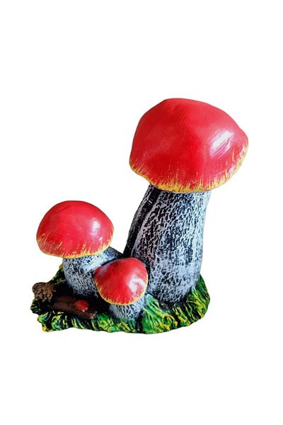 BV Decorative statuette, 3 Mushrooms, Multicolor, 20 cm, DV01-13