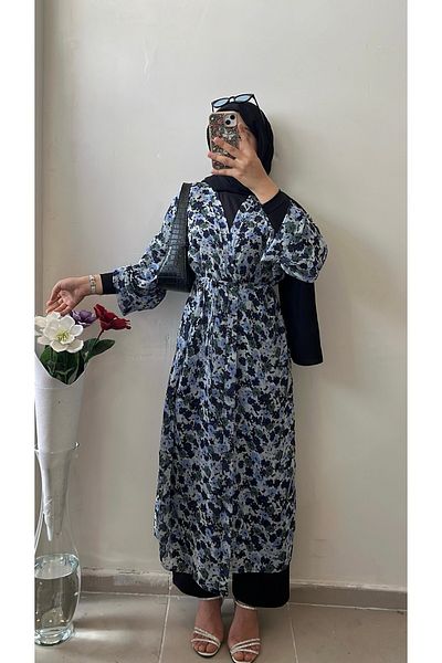 DİLEKBUTİK kimono floral pareo kimono de plajă