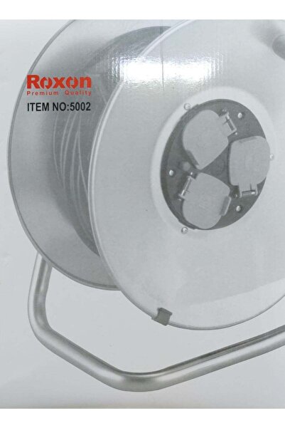 ROXON بكرة تمديد كابل فضية 40 متر روكسون