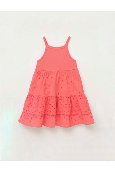 Çipil 🌸   Rochie de vară cu bretele cu model Coral Scallop