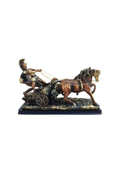 BV Chariot with soldier statuette 36x23 cm