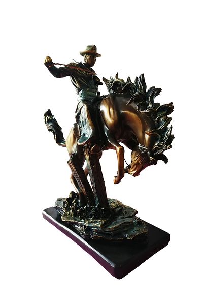 BV Horse and Rider Statuette, 39 cm, 964