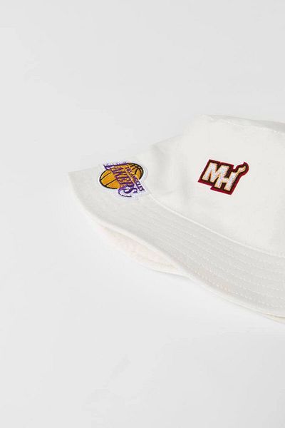 ZRA Vanilla Avenue Unisex White Embroidered Nba Kids Safari Hat