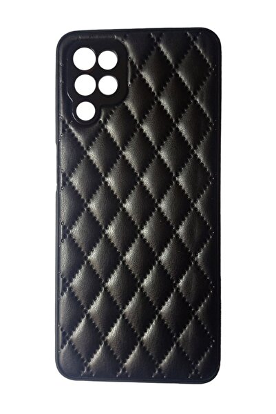 BV Husă de telefon compatibilă cu Samsung Galaxy A12, neagră, 328HT