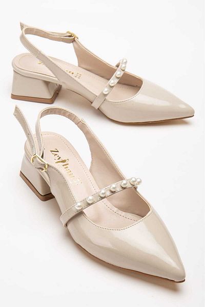 Lolo Life Women's Maste Pearl Short Heeled Shoes -Zy-04
