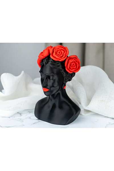 Genel Markalar Frida Kahlo Büst, 10 Cm Dekoratif Frida Kahlo Biblo