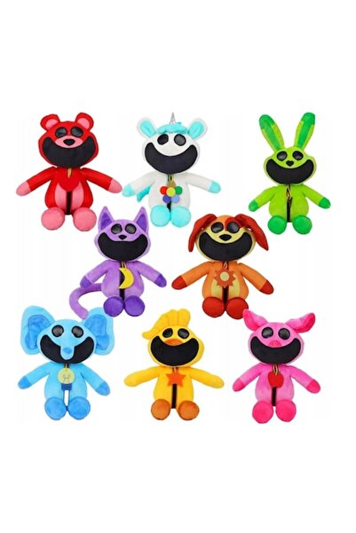 victiny Set cu 8 jucării de pluș, Creaturile Zâmbitoare, Seria 1, VICTINY®