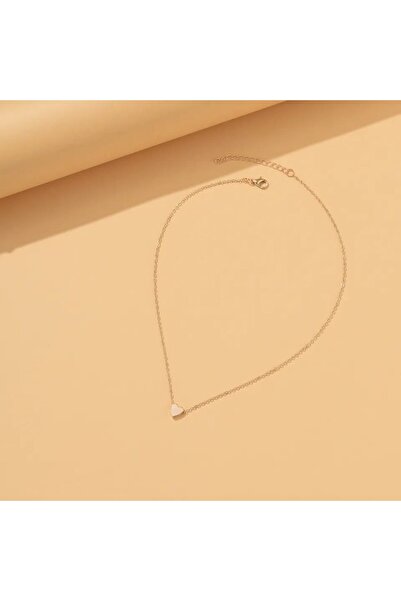 Genel Markalar Şıklığı ve Aşkı Yansıtan Kalp Zincirli Kolye