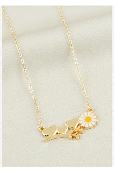 Shiklik MODA لمسات رومانسية مع قلادة على شكل قلب ديزي أنيقة