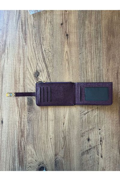 Butik Women's Card Holder & Wallet Purple