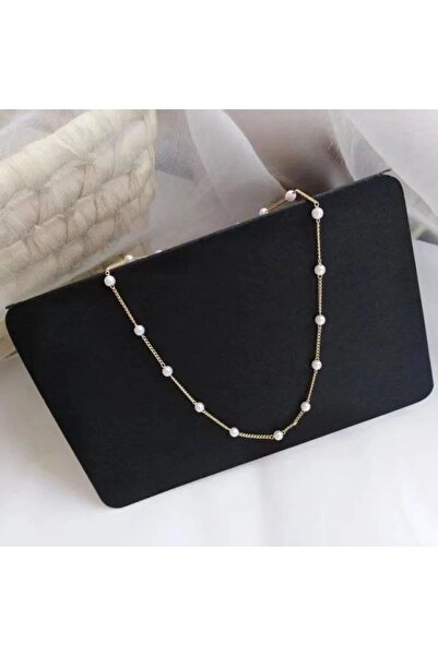 Shiklik MODA قلادة سلسلة اللؤلؤ لتكملة أناقتك