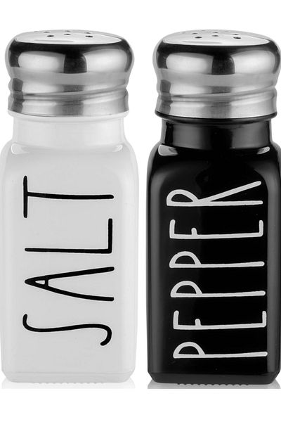 Yenigeldi 1 Set Vintage Glass Salt Pepper Set Glass Salt Shaker Pepper Shaker Y820