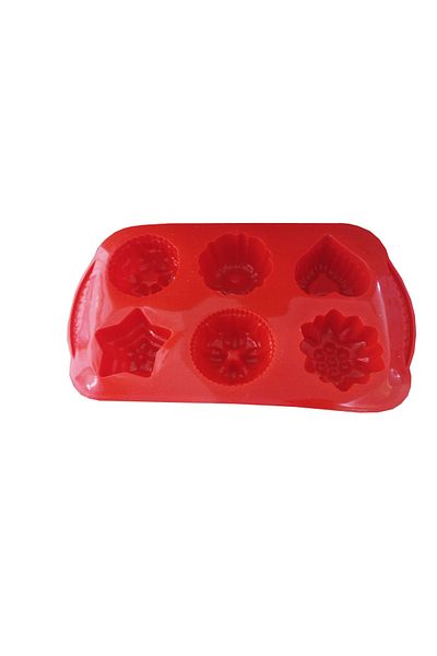 BV Silicone cake mold, 6 cavities, 100COF