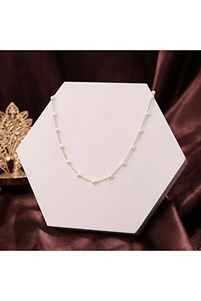 Shiklik MODA قلادة سلسلة اللؤلؤ تكمل أناقتك